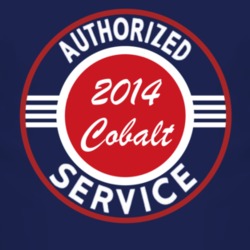 Authorized Service 2014 Chevy Cobalt Dark T Shirt