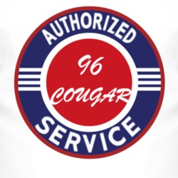 Authorized Service 1996 MERCURY COUGAR T Shirt