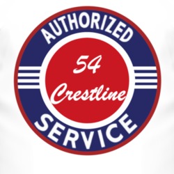 Authorized Service 1954 Crestline T Shirt