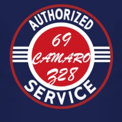 Authorized Service 1969 CHEVY CAMARO Z28 Dark T Shirt