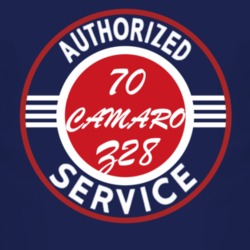 Authorized Service 1970 CHEVY CAMARO Z28 Dark T Shirt