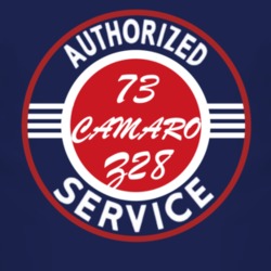 Authorized Service 1973 CHEVY CAMARO Z28 Dark T Shirt