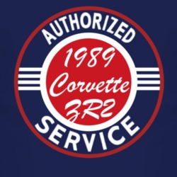 Authorized Service 1989 Chevy Corvette ZR2 Dark T Shirt