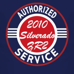 Authorized Service 2010 Chevy Silverado ZR2 Dark T Shirt