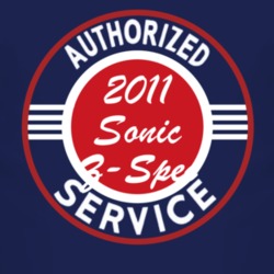 Authorized Service 2011 Chevy Sonic Z-Spec Dark T Shirt