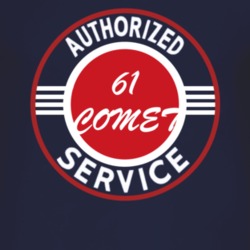 Authorized Service 1961 MERCURY COMET Dark T Shirt