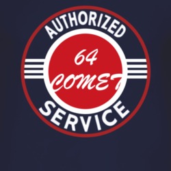 Authorized Service 1964 MERCURY COMET Dark T Shirt