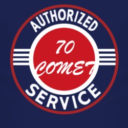Authorized Service 1970 MERCURY COMET Dark T Shirt