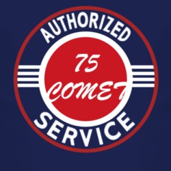 Authorized Service 1975 MERCURY COMET Dark T Shirt