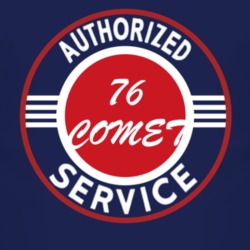 Authorized Service 1976 MERCURY COMET Dark T Shirt