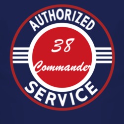 Authorized Service 1938 Studebaker Commander Dark T Shirt