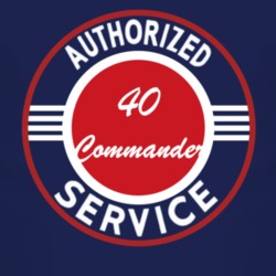 Authorized Service 1940 Studebaker Commander Dark T Shirt