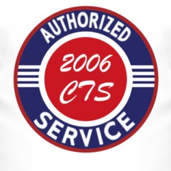 Authorized Service 2006 Cadillac CTS T Shirt