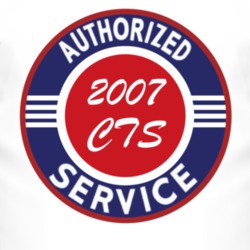 Authorized Service 2007 Cadillac CTS T Shirt