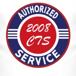 Authorized Service 2008 Cadillac CTS T Shirt