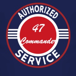 Authorized Service 1947 Studebaker Commander Dark T Shirt