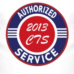 Authorized Service 2013 Cadillac CTS T Shirt