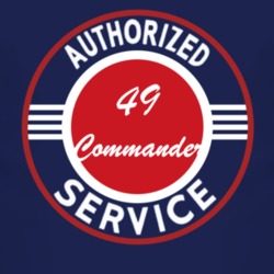 Authorized Service 1949 Studebaker Commander Dark T Shirt