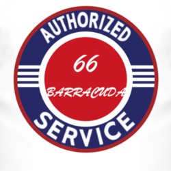 Authorized Service 1966 PLYMOUTH BARRACUDA T Shirt