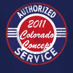 Authorized Service 2011 Chevy Colorado Concept Distressed Look Dark T 