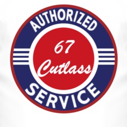 Authorized Service 1967 Oldsmobile Cutlass T Shirt