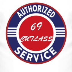 Authorized Service 1969 OLDSMOBILE CUTLASS T Shirt