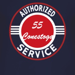 Authorized Service 1955 Studebaker Conestoga Dark T Shirt