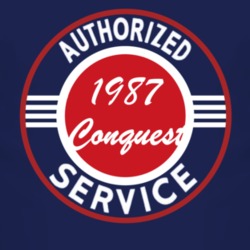 Authorized Service 1987 Chrysler Conquest Dark T Shirt