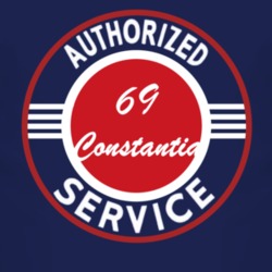 Authorized Service 1969 Chevy Constantia Dark T Shirt