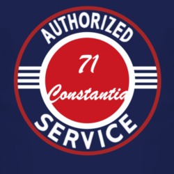 Authorized Service 1971 Chevy Constantia Dark T Shirt