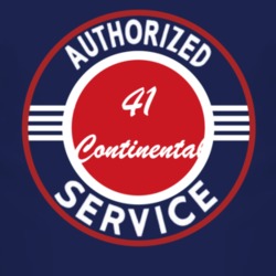 Authorized Service 1941 Lincoln Continental Dark T Shirt
