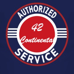 Authorized Service 1942 Lincoln Continental Dark T Shirt