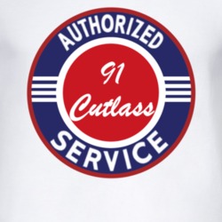 Authorized Service 1991 Oldsmobile Cutlass T Shirt