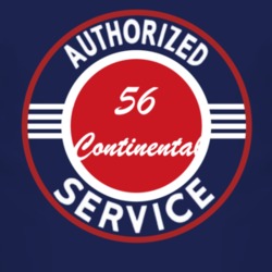 Authorized Service 1956 Lincoln Continental Dark T Shirt