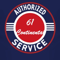 Authorized Service 1961 Lincoln Continental Dark T Shirt