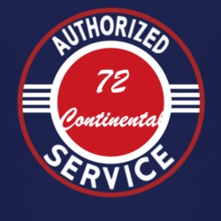 Authorized Service 1972 Lincoln Continental Dark T Shirt