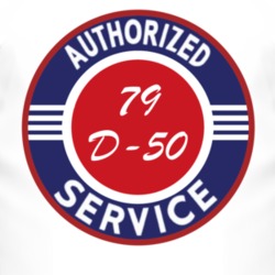 Authorized Service 1979 Chrysler D-50 T Shirt