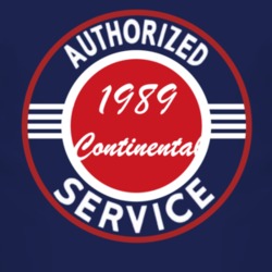 Authorized Service 1989 Lincoln Continental Dark T Shirt