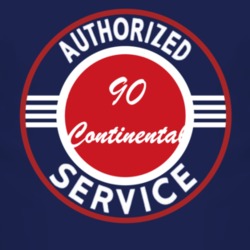 Authorized Service 1990 Lincoln Continental Dark T Shirt