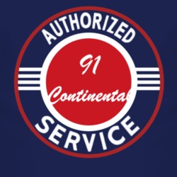 Authorized Service 1991 Lincoln Continental Dark T Shirt