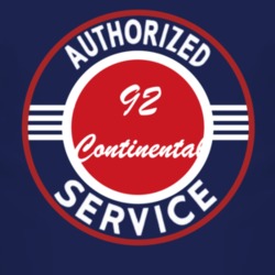 Authorized Service 1992 Lincoln Continental Dark T Shirt