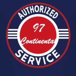 Authorized Service 1997 Lincoln Continental Dark T Shirt