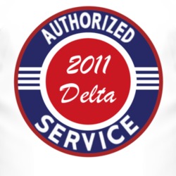 Authorized Service 2011 Chrysler Delta T Shirt