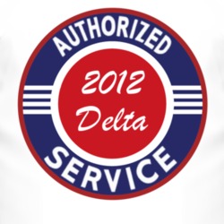 Authorized Service 2012 Chrysler Delta T Shirt