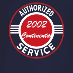 Authorized Service 2002 Lincoln Continental Dark T Shirt