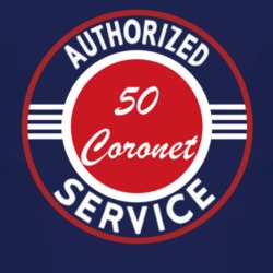 Authorized Service 1950 Dodge Coronet Dark T Shirt