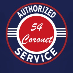 Authorized Service 1954 Dodge Coronet Dark T Shirt