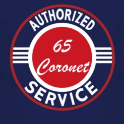 Authorized Service 1965 Dodge Coronet Dark T Shirt