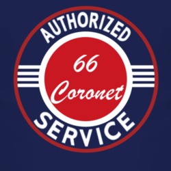 Authorized Service 1966 Dodge Coronet Dark T Shirt