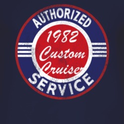 Authorized Service 1982 Oldsmobile Custom Cruiser Distressed Look Dark